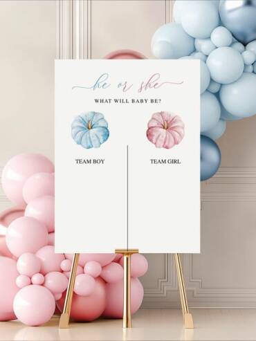 baby shower table setup and décor in Dubai