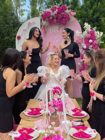 luxury bridal shower event planned in Dubai